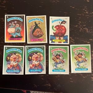 GARBAGE PAIL KIDS 1986. Lot of 7